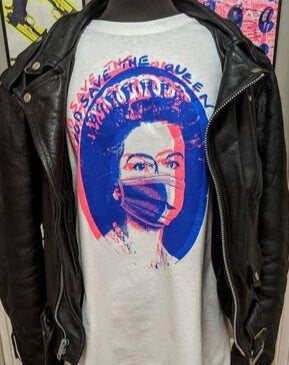 Sex Pistols God Save The Queen Punk Rock T-Shirt – Covid Masked Edition, Vintage Band Tee