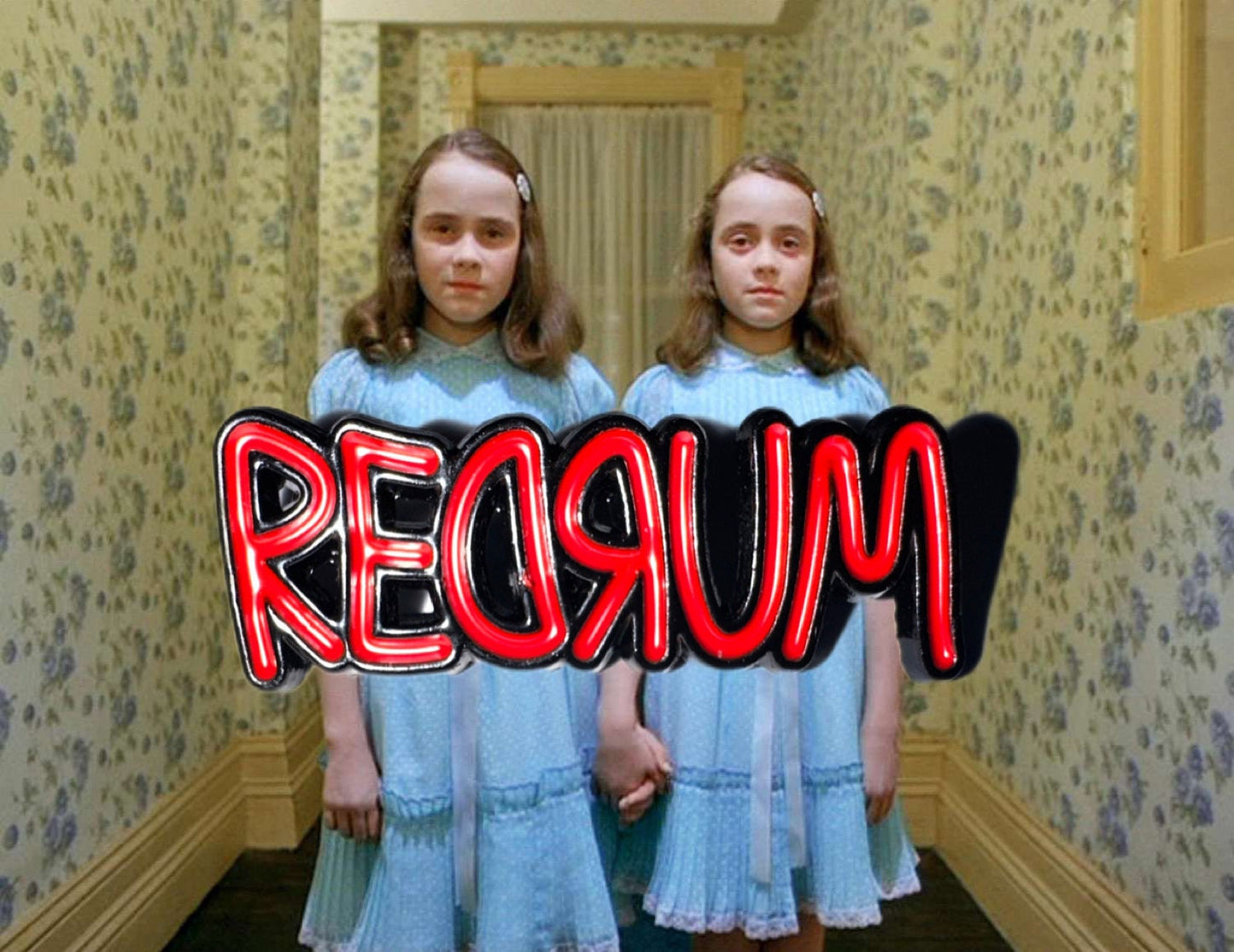 REDRUM Shining Punk Enamel Pin - Horror Movie & Punk Rock Collectible Badge for Jackets, Bags, and Accessories