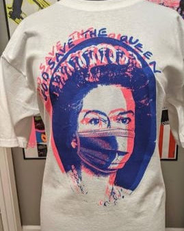 Sex Pistols God Save The Queen Punk Rock T-Shirt – Covid Masked Edition, Vintage Band Tee