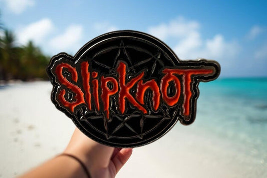 Slipknot 'Wait and Bleed' Punk Enamel Pin - Heavy Metal Band Merch Collectible for Fans